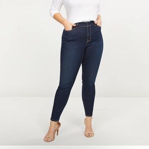 (EUC) Lane Bryant Curvy Fit Skinny Jean - Dark Wash, size 16